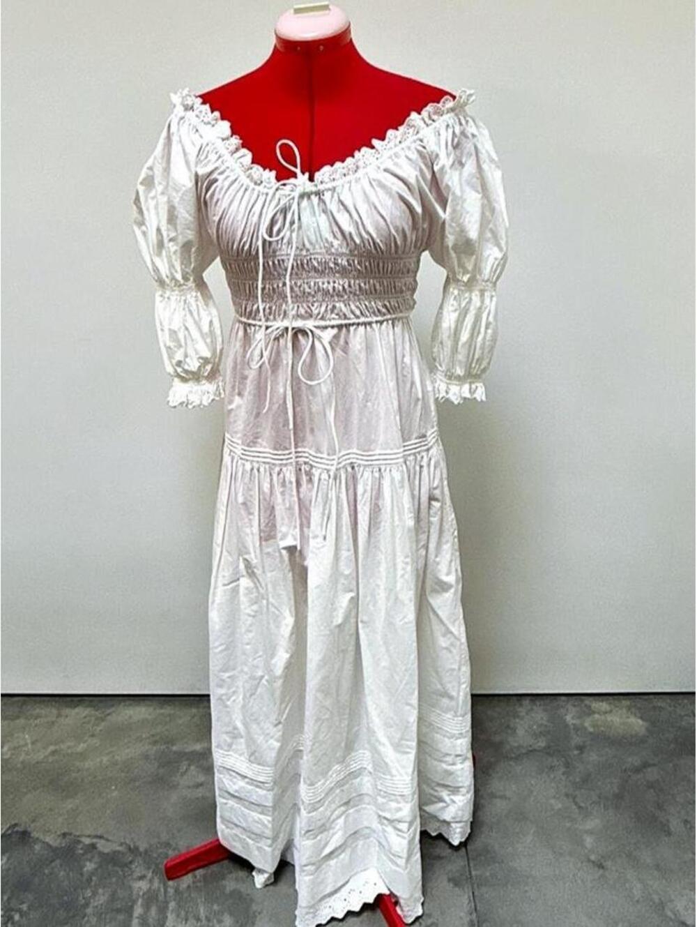 DÔEN Women's White Dress